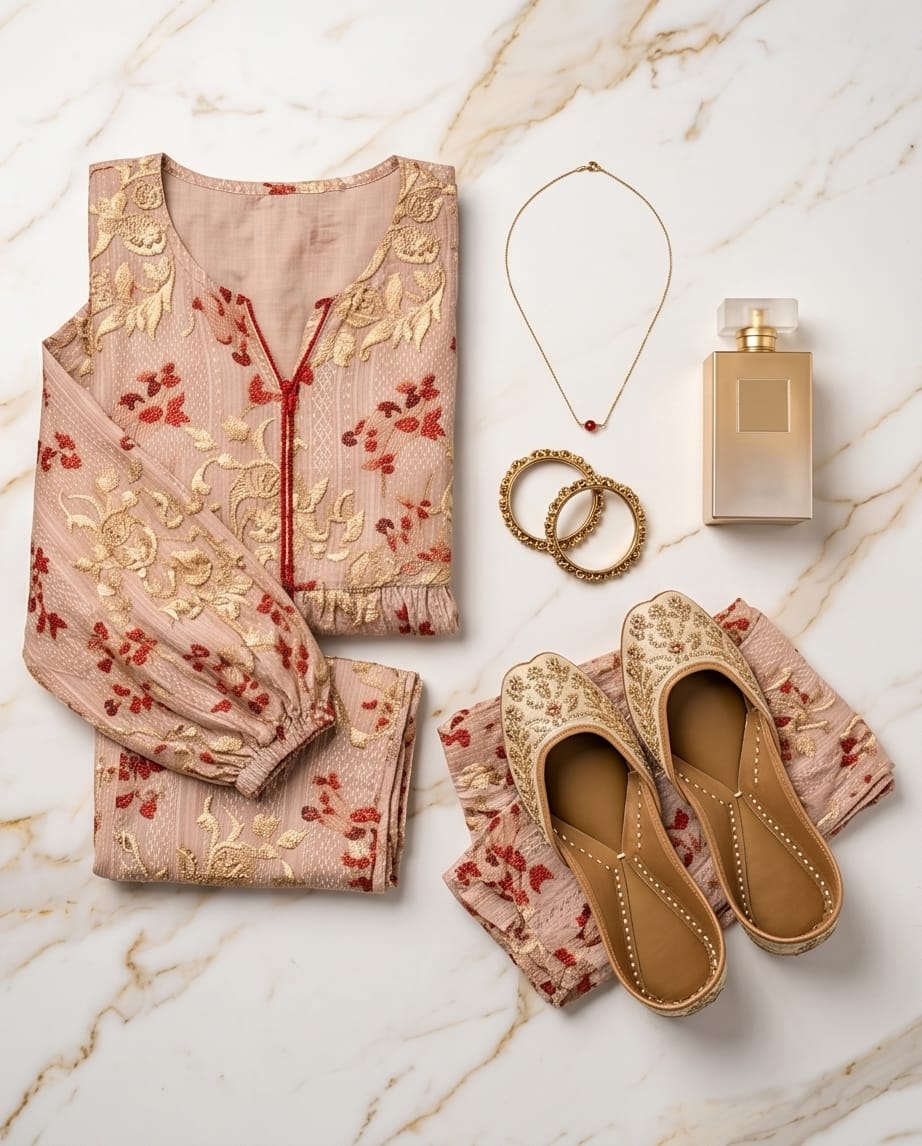 Golden flora co ord set
