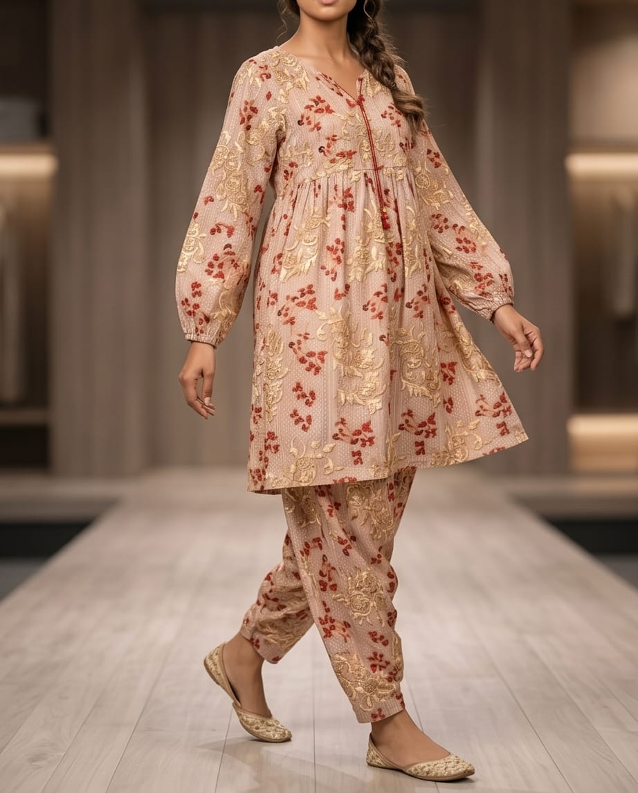 Golden flora co ord set
