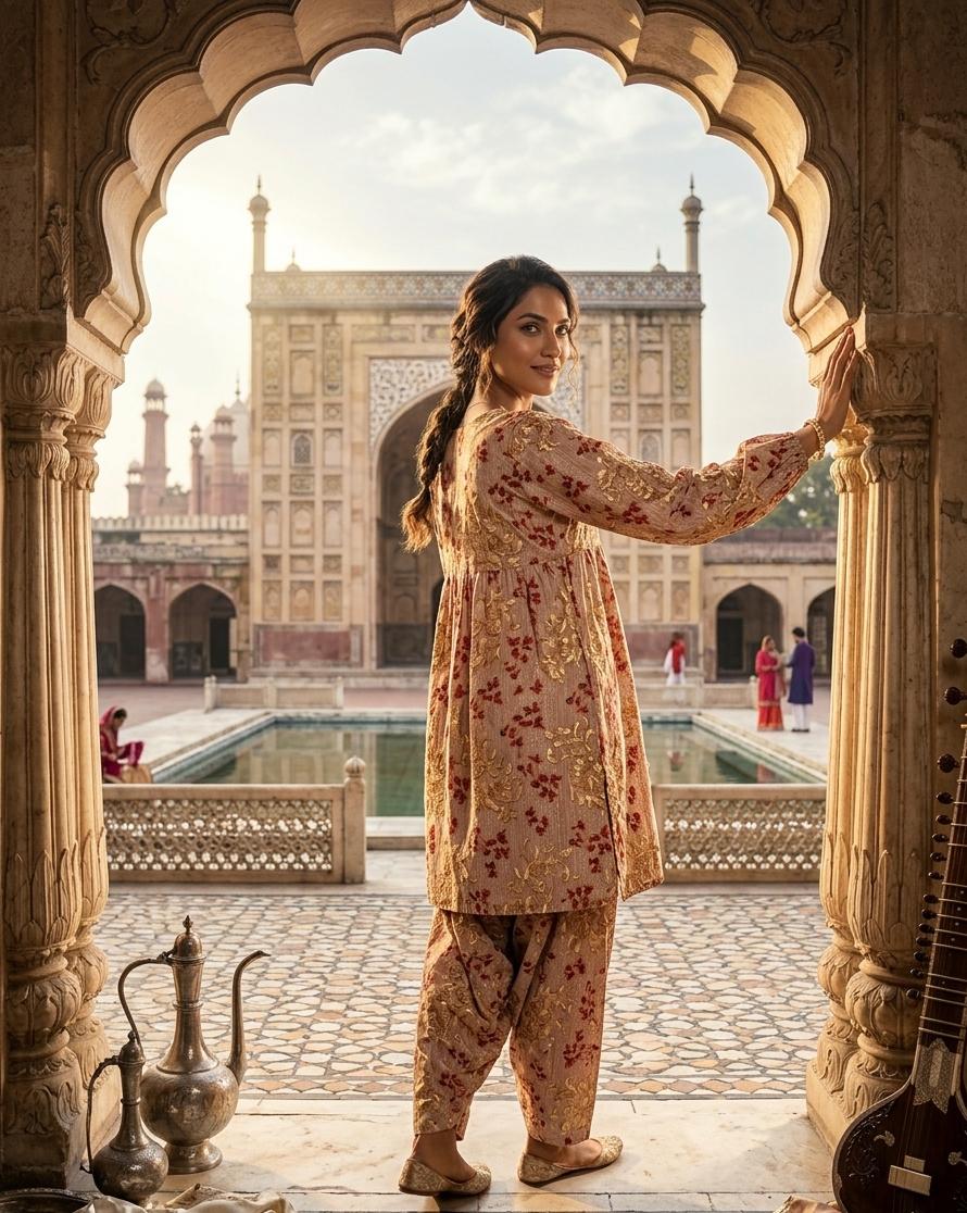 Golden flora co ord set