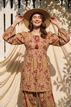 Golden flora co ord set