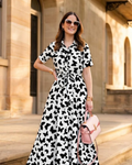 The Monochrome Flutter Maxi: