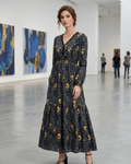 The Marigold Midnight Tiered Dress