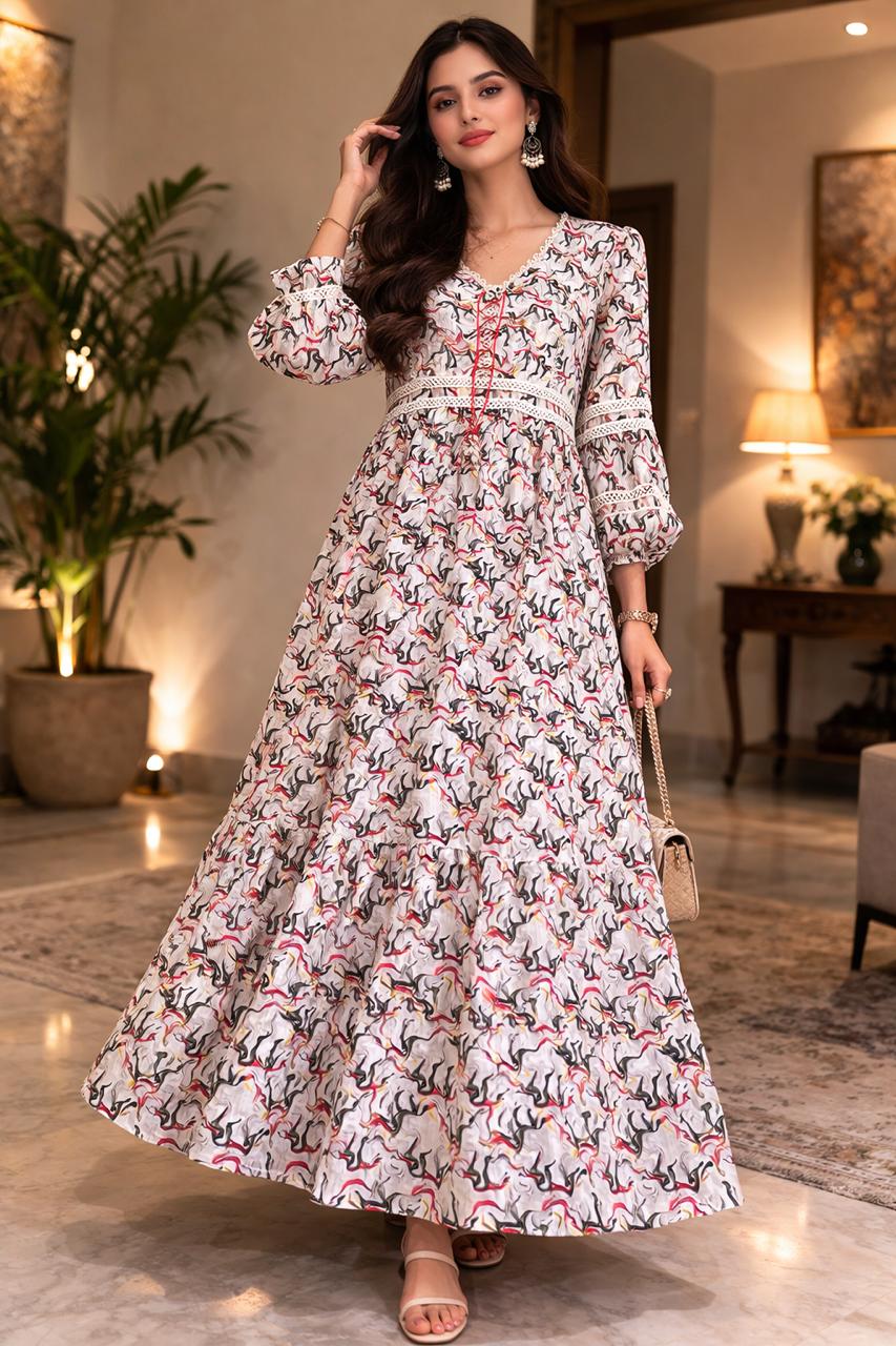 Bohemian Tiered Maxi Dress