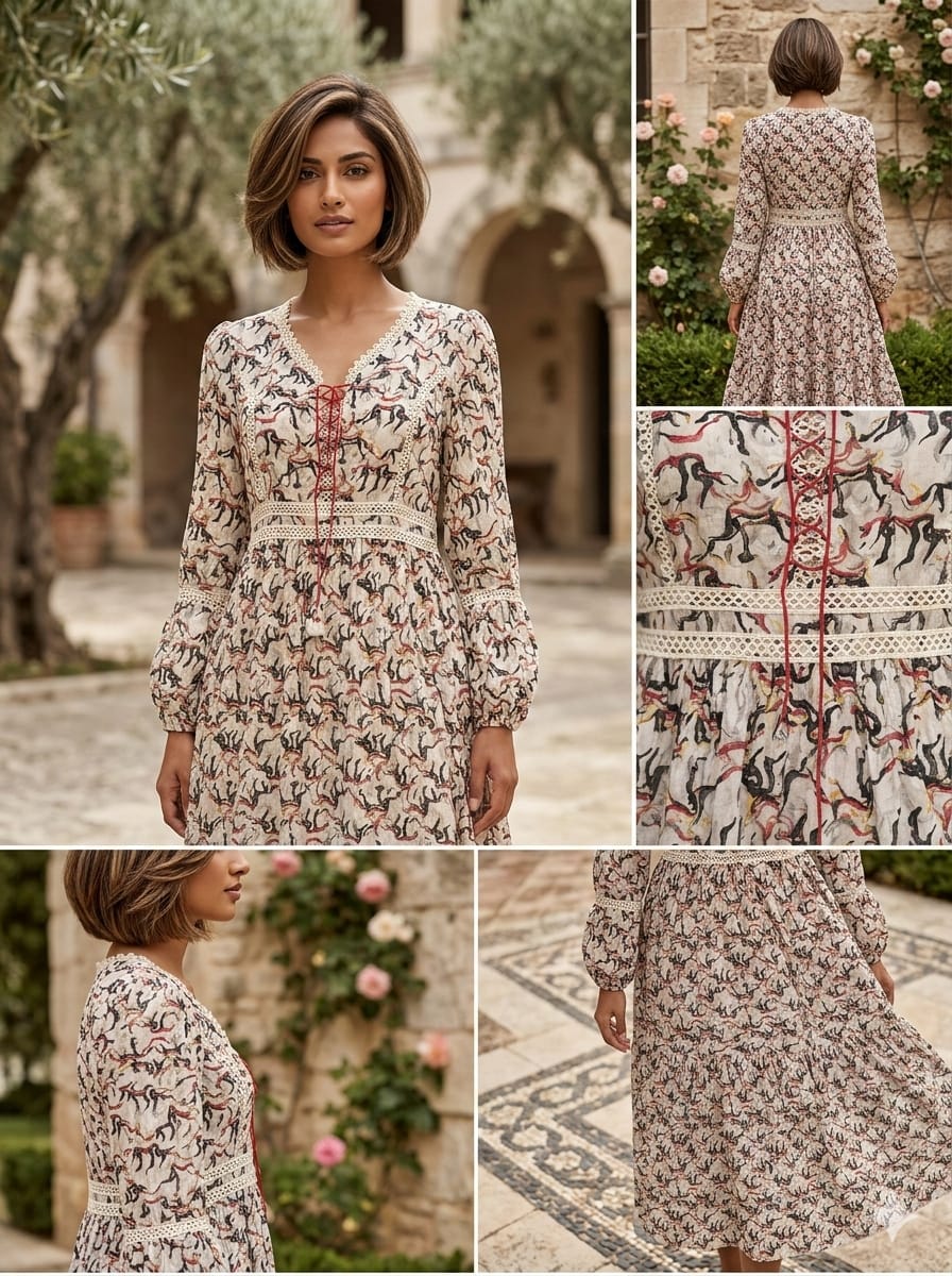 Bohemian Tiered Maxi Dress