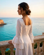 Ethereal Jacquard Tiered Maxi.