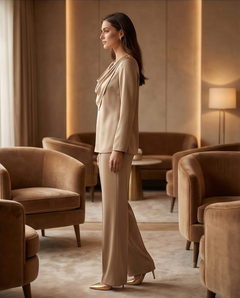 Cowl neck style co ord set