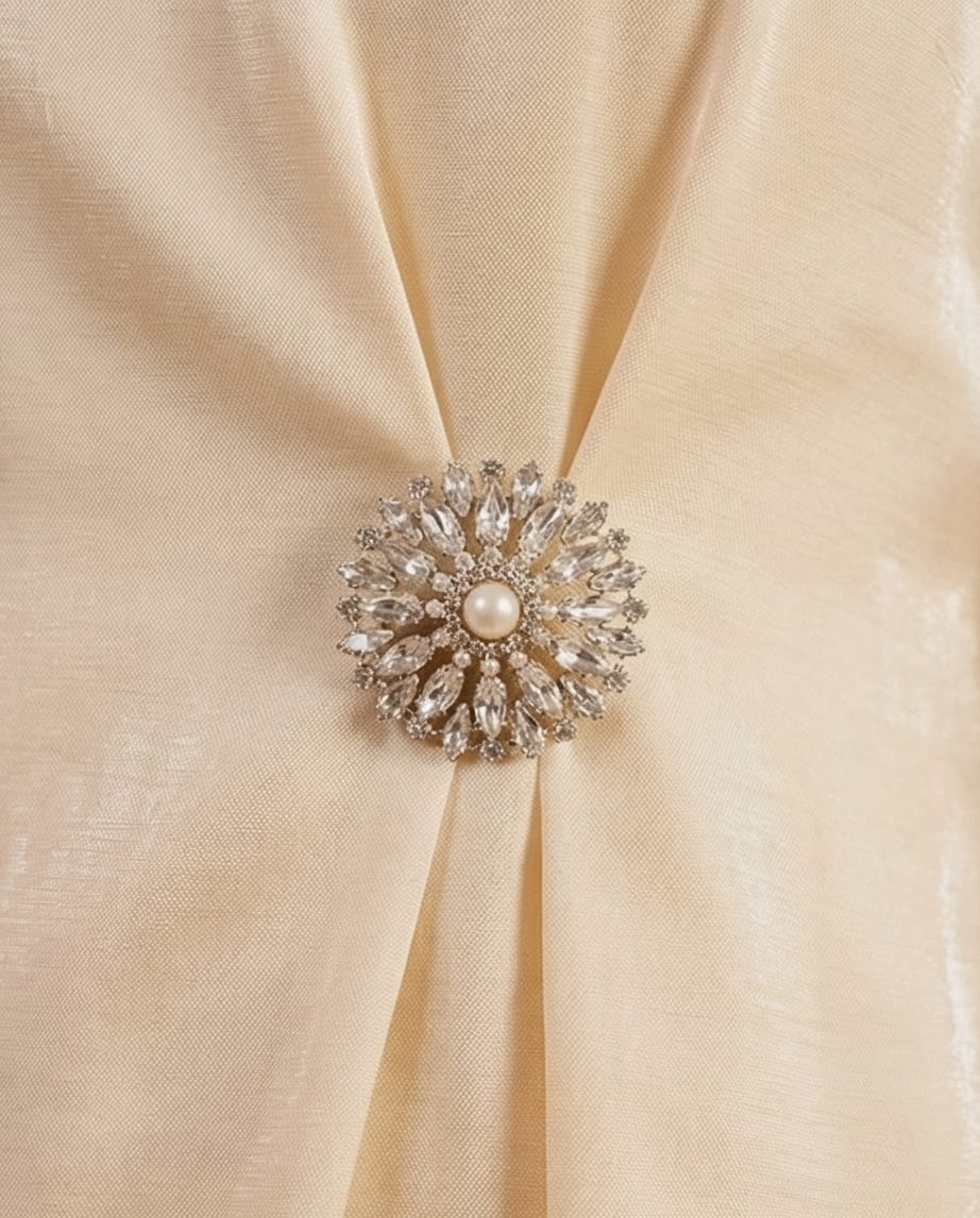 subtle sheen silk.