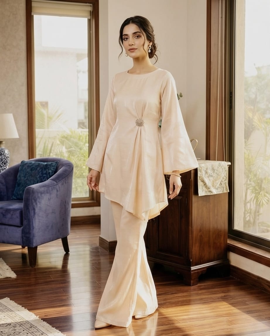 subtle sheen silk.