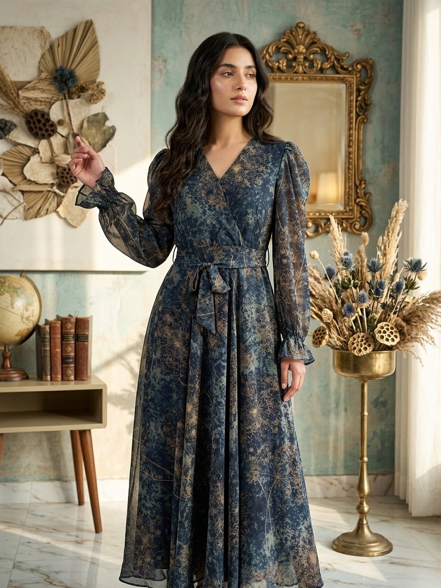 A-Line Chiffon Maxi Dress – Ayleen Apparel