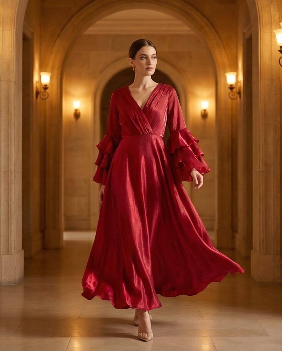 The Crimson Silk Symphony