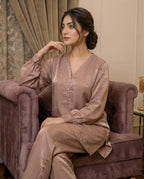 Dusty Rose Silk Set