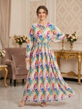Floral Bloom Linen Maxi