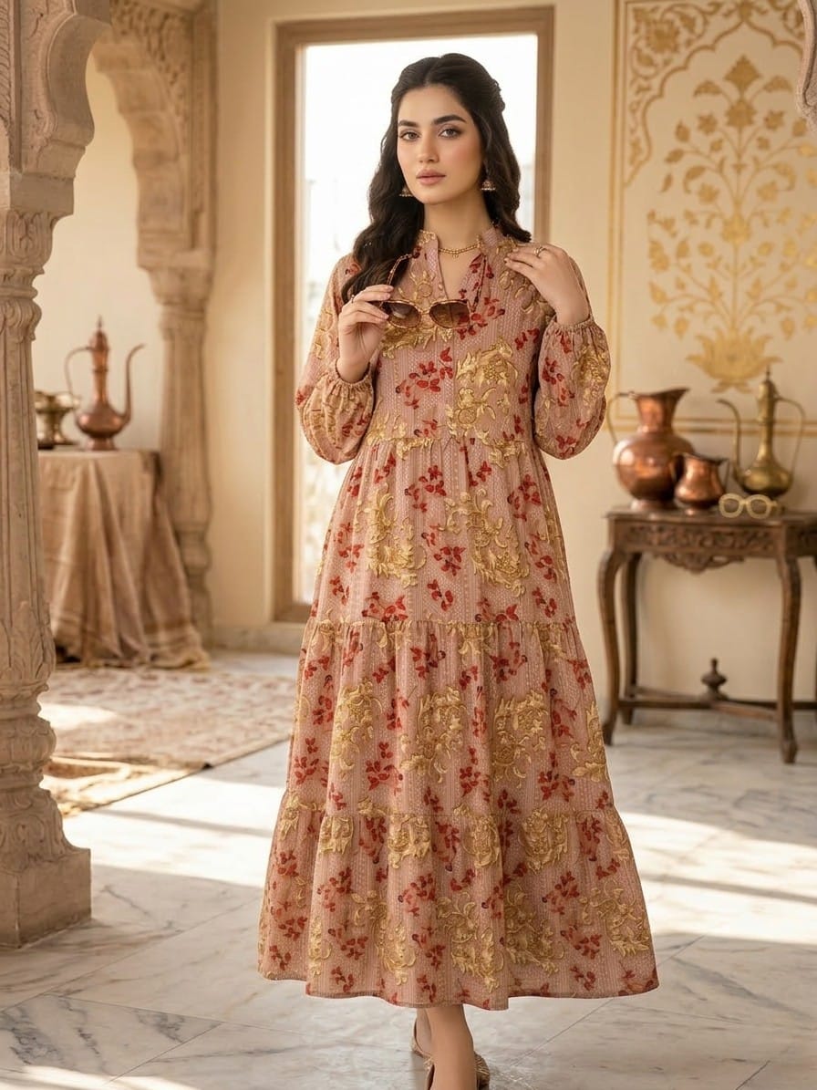 Golden Flora Tiered Ensemble