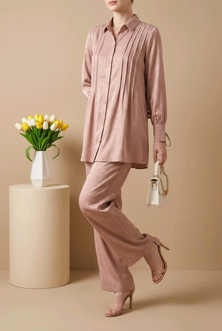 Pleated Co-ord Set