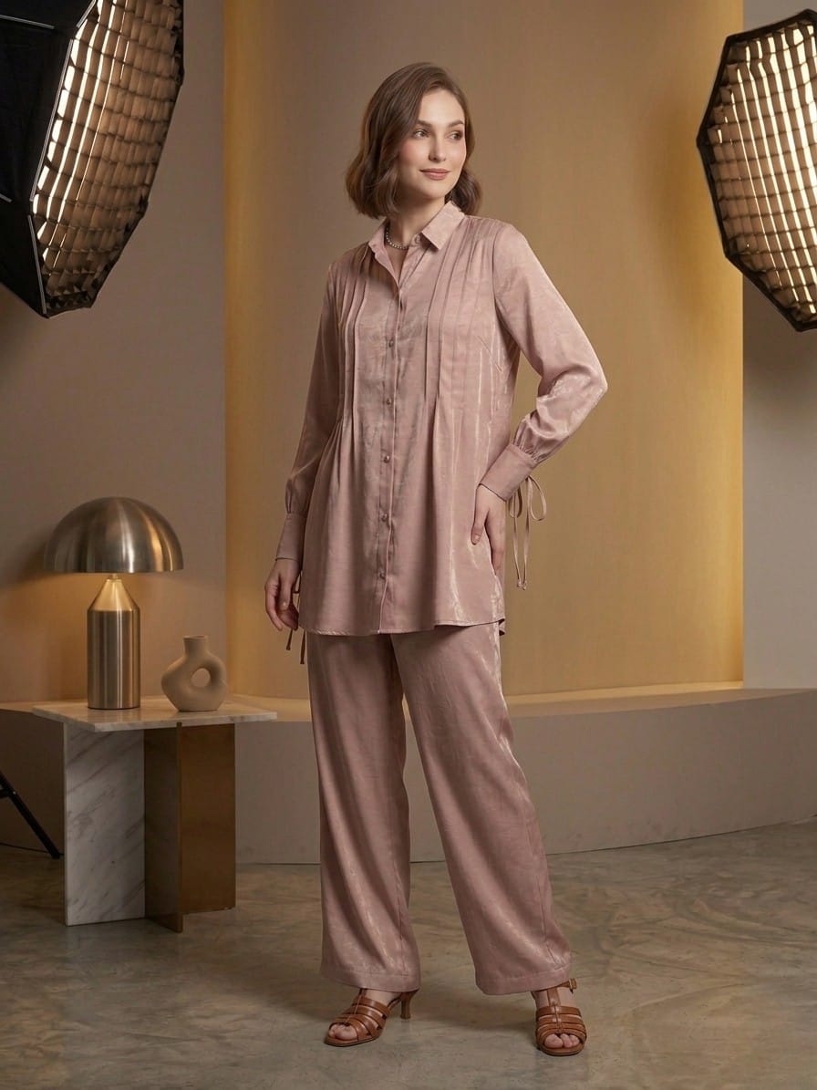 Pleated Co-ord Set