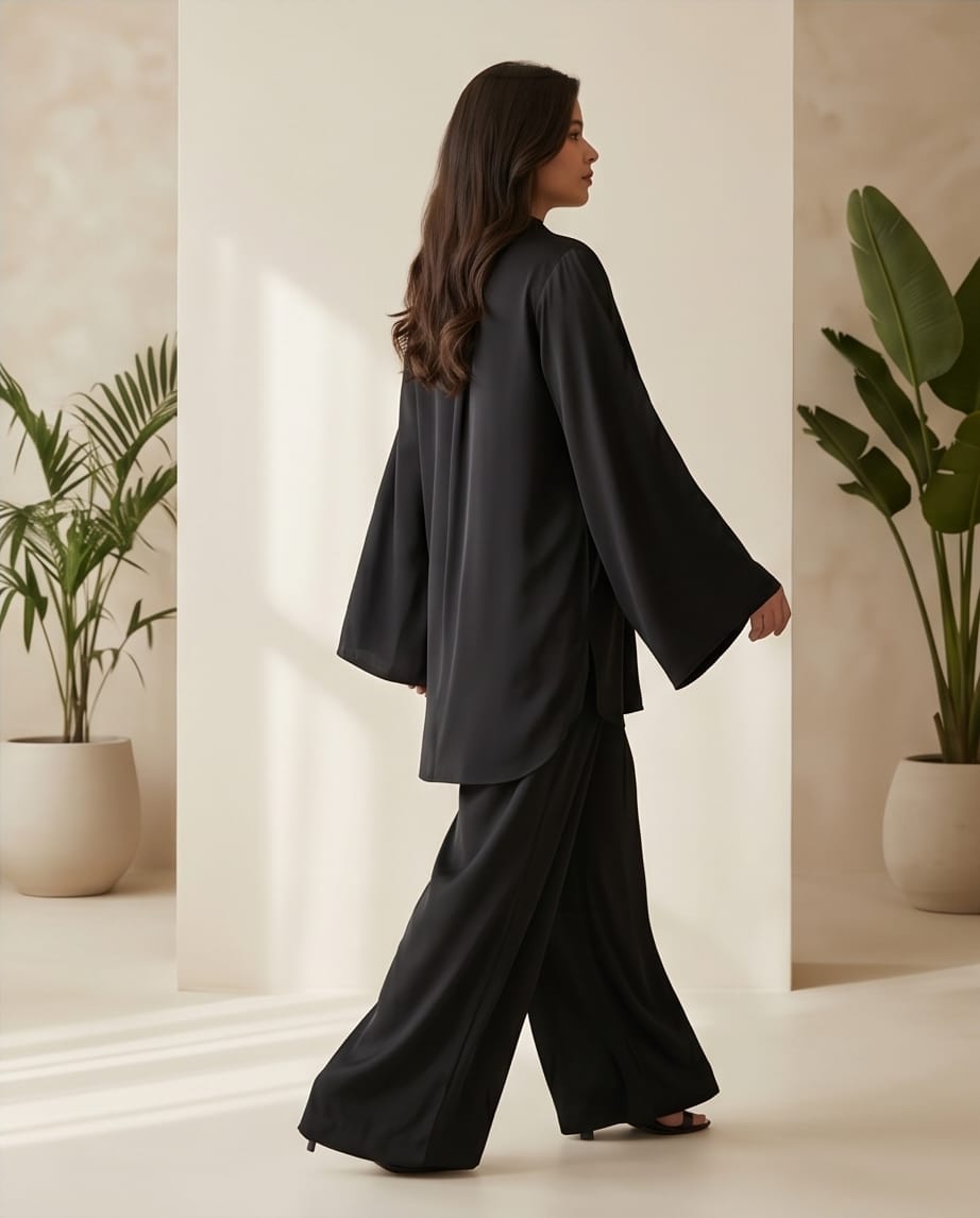 Matte silk co-ord set
