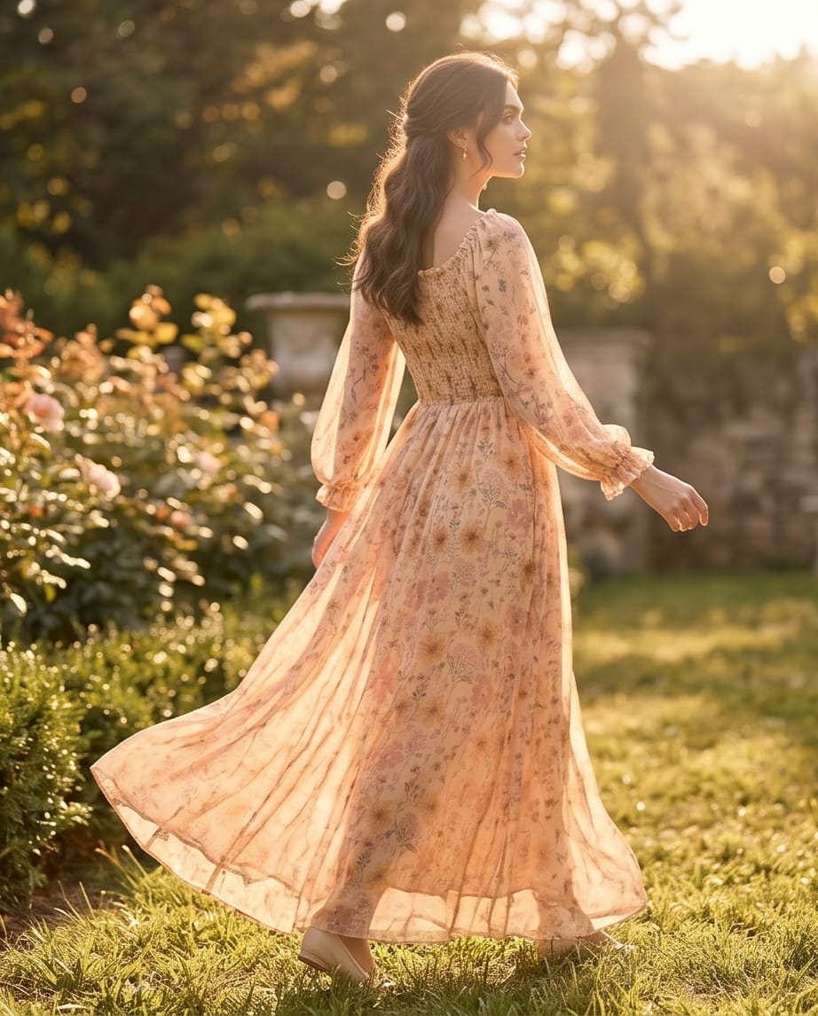 Floral Smocked Maxi Dress