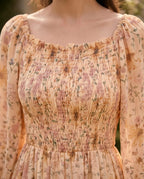 Floral Smocked Maxi Dress