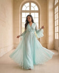 The Aqua Glaze Gown