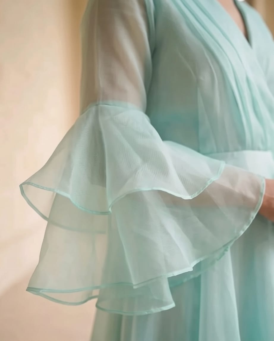 The Aqua Glaze Gown