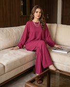 Plum charm co ord set