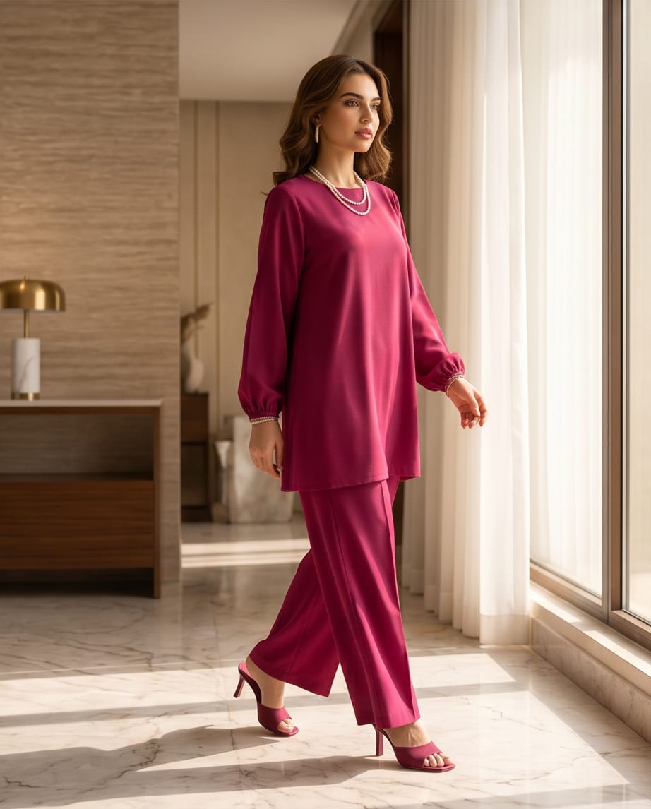 Plum charm co ord set