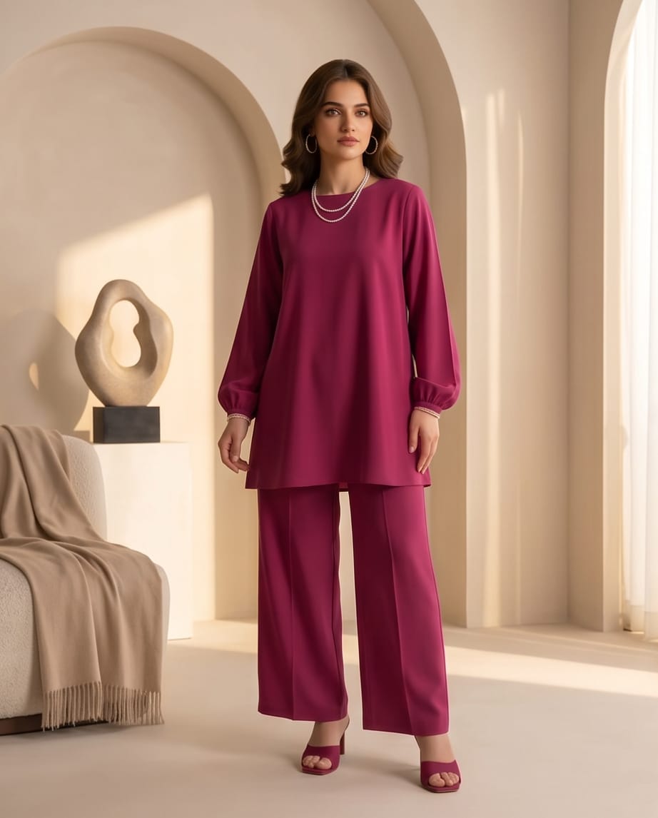 Plum charm co ord set