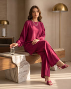 Plum charm co ord set