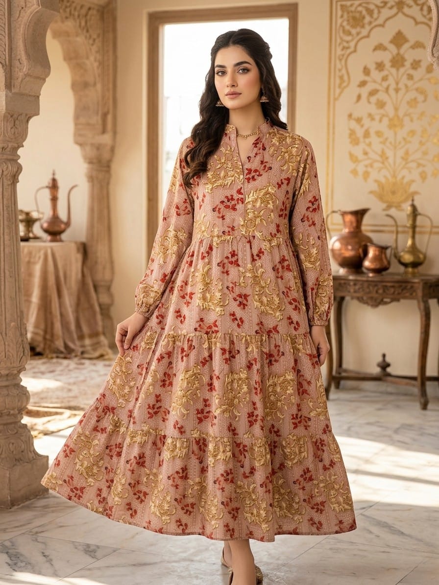 Golden Flora Tiered Ensemble