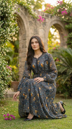 The Marigold Midnight Tiered Dress