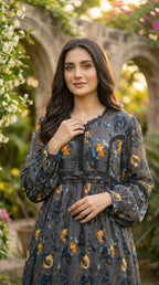 The Marigold Midnight Tiered Dress