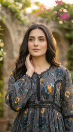 The Marigold Midnight Tiered Dress