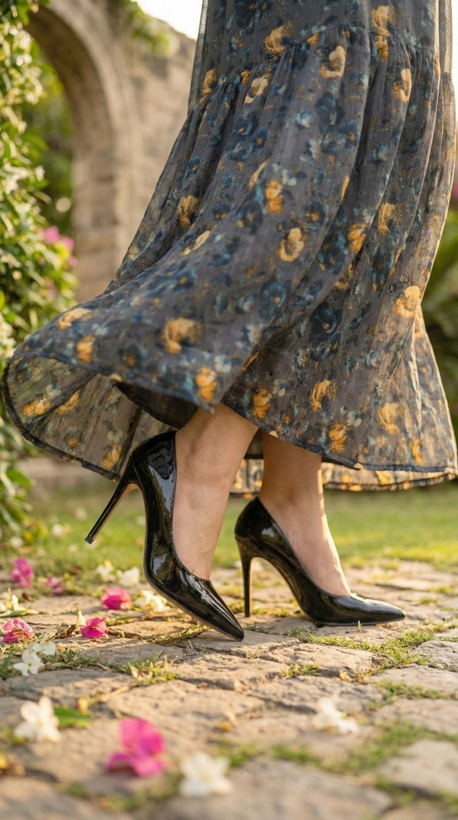 The Marigold Midnight Tiered Dress