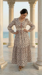Bohemian Tiered Maxi Dress