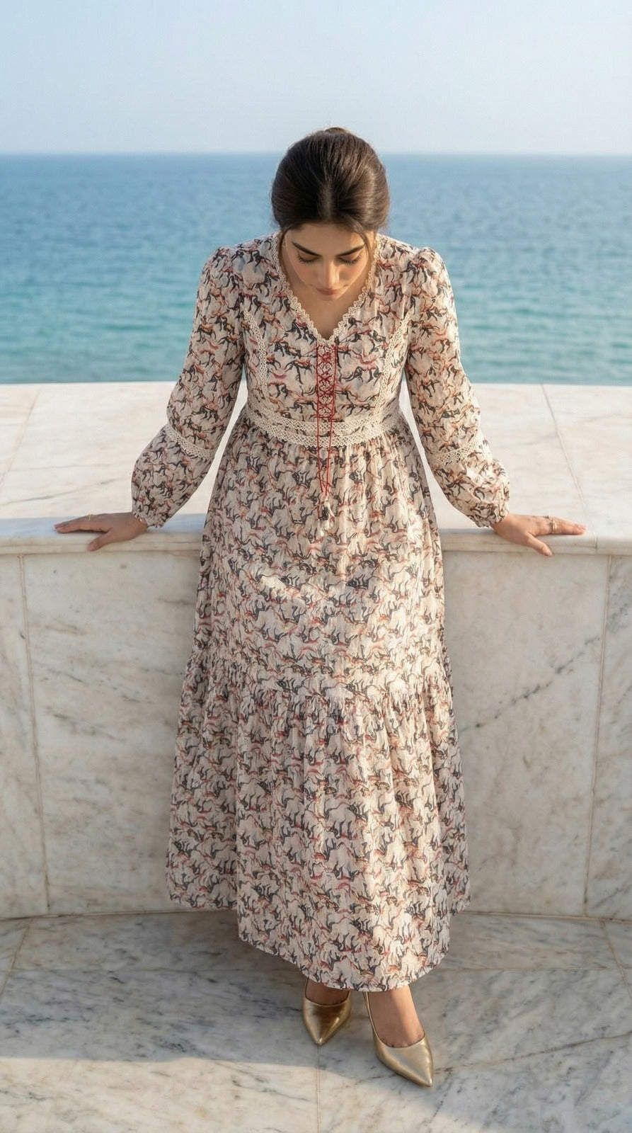 Bohemian Tiered Maxi Dress