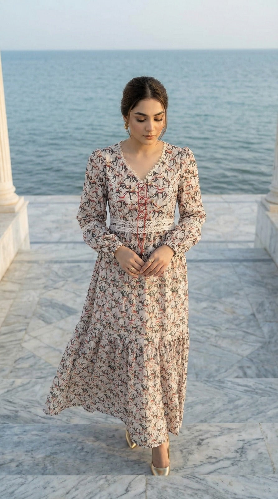 Bohemian Tiered Maxi Dress