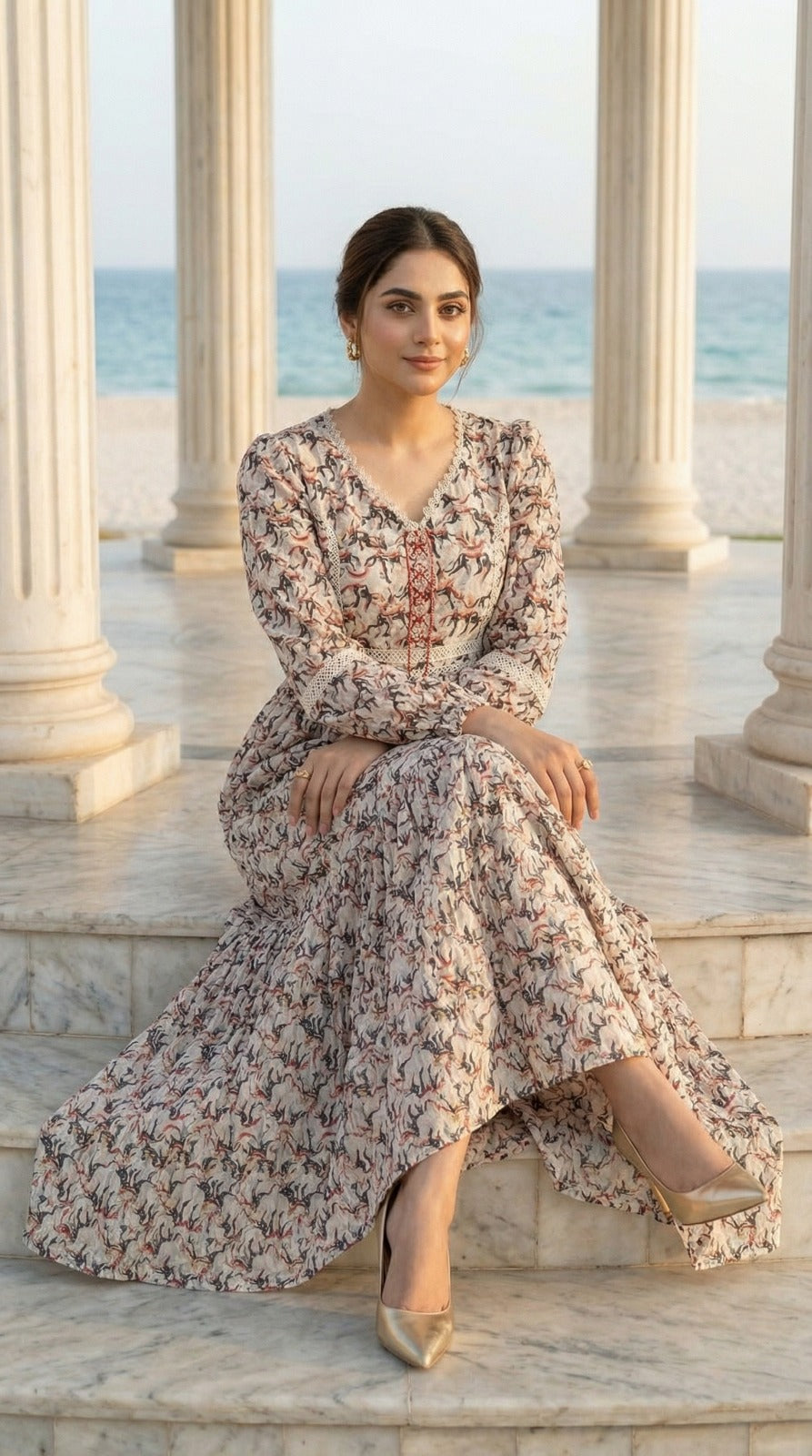 Bohemian Tiered Maxi Dress