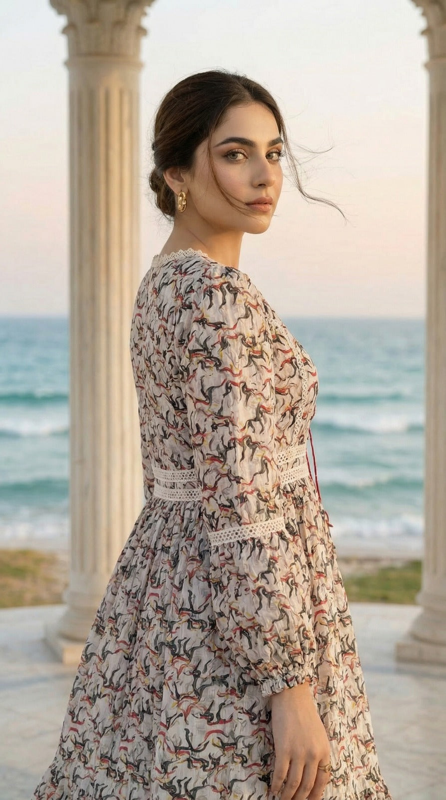 Bohemian Tiered Maxi Dress