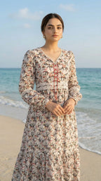 Bohemian Tiered Maxi Dress