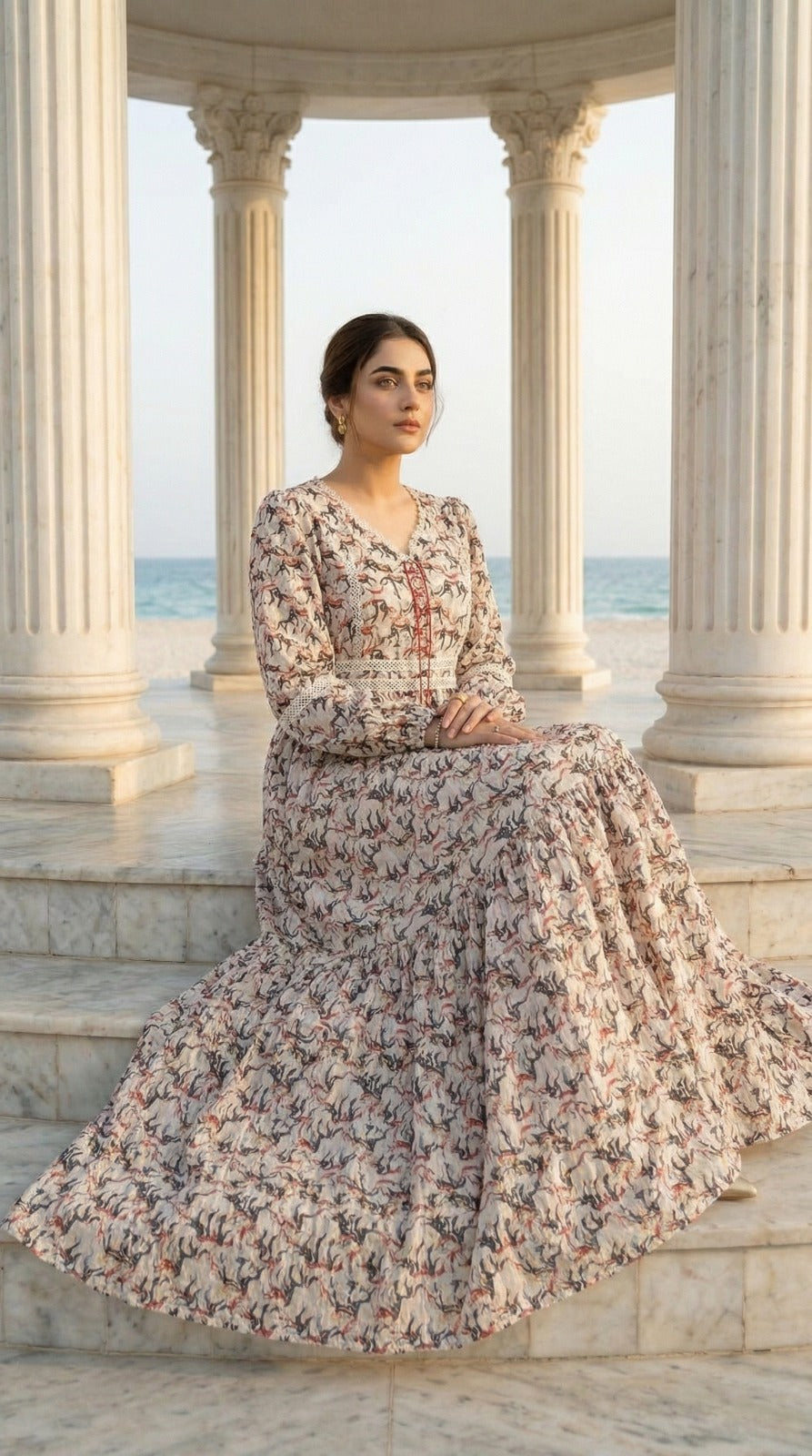 Bohemian Tiered Maxi Dress