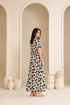 The Monochrome Flutter Maxi
