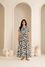 The Monochrome Flutter Maxi